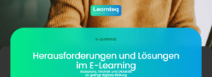 E-Learning Herausforderungen: Lernende am Laptop
