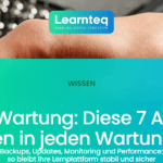 Moodle Wartung: Techniker arbeitet an Computer-Hardware