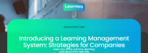 Introducing a learning management system: team planning strategy