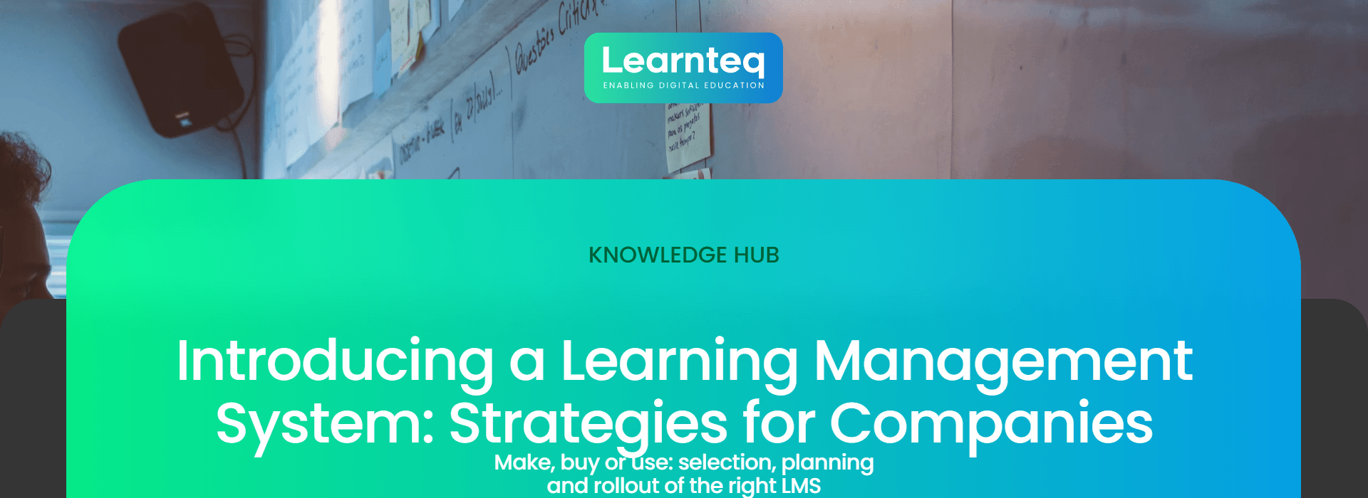 Introducing a learning management system: team planning strategy