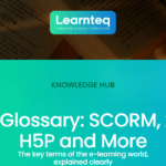 LMS glossary: open books symbolising key terms